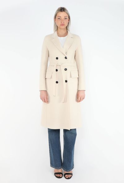 Louis Vuitton Brushed Cashmere Belted Coat - 1