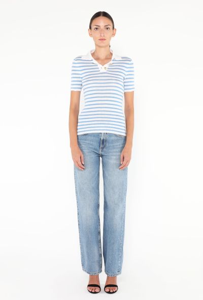 Dior 2022 Striped Knit Polo - 2 Dior 2022 Striped Knit Polo - 2