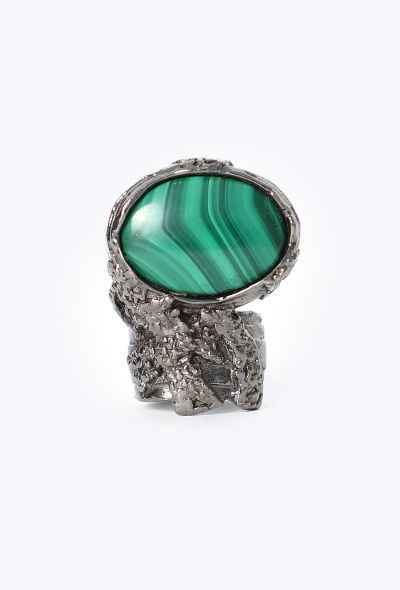 Saint Laurent 2009 Stone Artsy Ring - 1