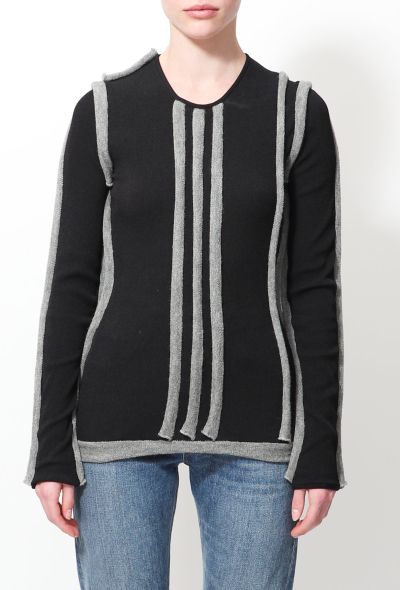 Louis Vuitton Bicolor Piping Knit Sweater - 2