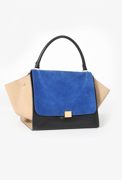 Céline Large Tricolor Trapeze Bag - 2 Céline Large Tricolor Trapeze Bag - 2
