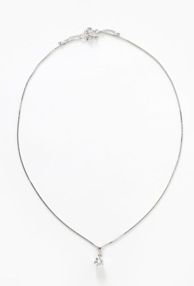 Vintage Fine Jewelry 18k White Gold & 1.45 Carats Diamond Necklace - 1 Vintage Fine Jewelry 18k White Gold & 1.45 Carats Diamond Necklace - 1