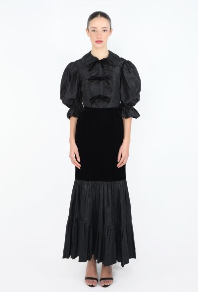 Saint Laurent Collector 1982 Tiered Jabot Ensemble - 2