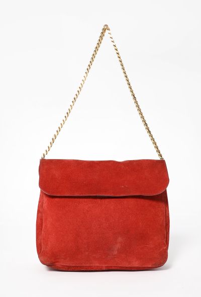 Céline Suede Gourmette Bag - 1 Céline Suede Gourmette Bag - 1