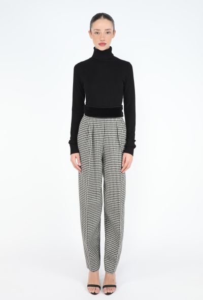 Saint Laurent F/W 1992 Houndstooth Trousers - 1