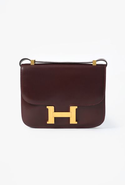 Hermès Vintage Burgundy Box Constance 23 - 1