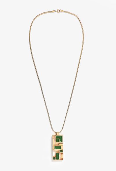                                        Art Deco Pendant Necklace-1