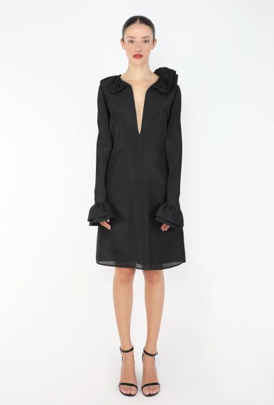 Gucci F/W 2000 Ruffled Organza Dress - 1