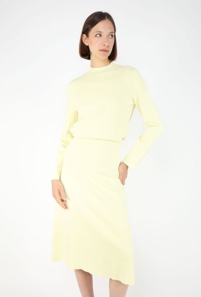 The Row Jersey Mock-Neck Skirt Ensemble - 1