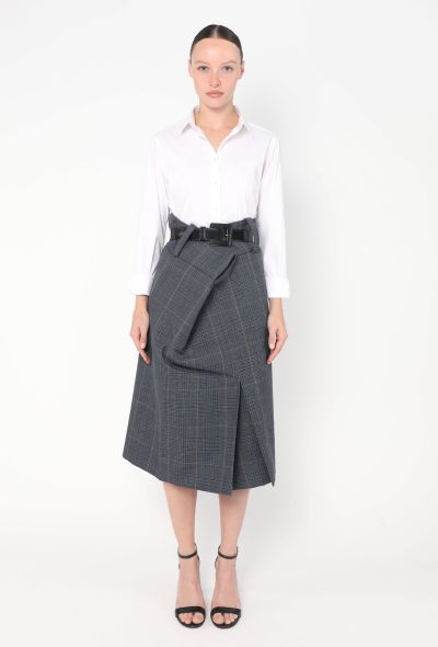 Balenciaga F/W 2017 Asymmetrical Folded Skirt - 1 Balenciaga F/W 2017 Asymmetrical Folded Skirt - 1