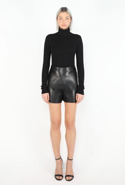 Céline 2020 Lambskin High-Waisted Shorts - 1