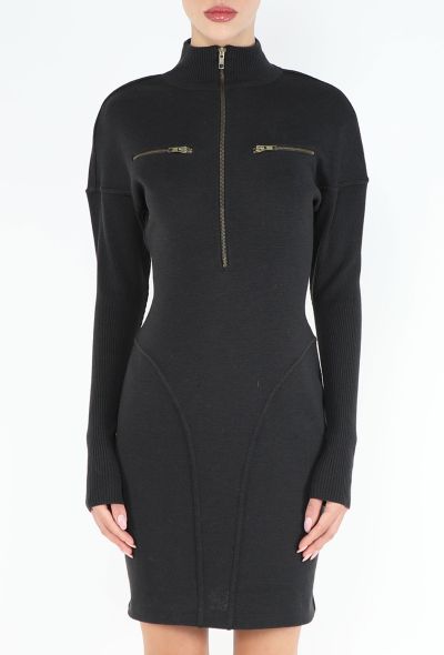 Alaïa Iconic F/W 1986 Bodycon Zip Dress - 2