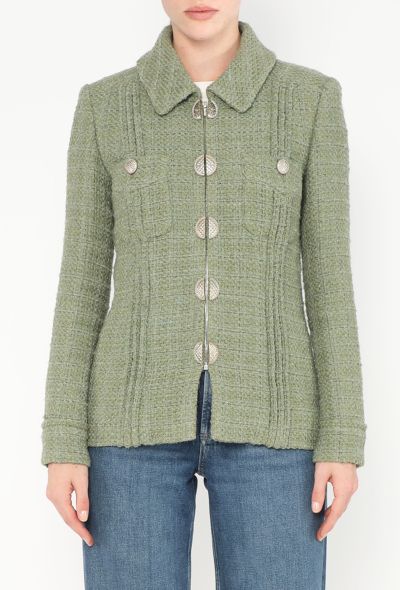 Chanel Resort 2017 Quilted Tweed Jacket - 1 Chanel Resort 2017 Quilted Tweed Jacket - 1