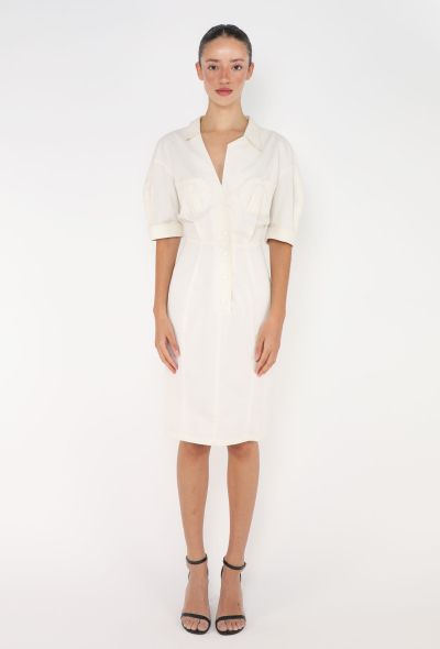 Thierry Mugler Vintage Hourglass Cotton Dress - 2