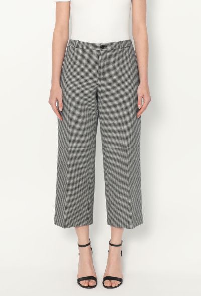 Balenciaga 2016 Cropped Houndstooth Trousers - 2