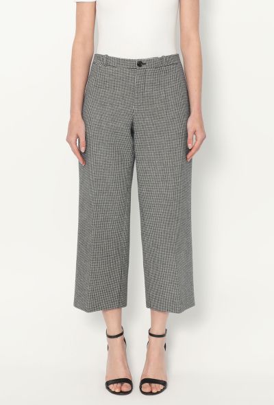 Balenciaga 2016 Cropped Houndstooth Trousers - 2 Balenciaga 2016 Cropped Houndstooth Trousers - 2