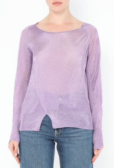 The Row Pre-Fall 2022 Asymmetrical Lurex Giro Top - 1 The Row Pre-Fall 2022 Asymmetrical Lurex Giro Top - 1