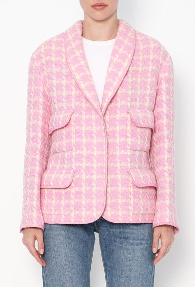 Chanel ICONIC S/S 1996 Pink Tweed Jacket seen on Margot Robbie - 1 Chanel ICONIC S/S 1996 Pink Tweed Jacket seen on Margot Robbie - 1