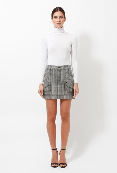                             S/S 2001 Striped Mini Skirt - 1