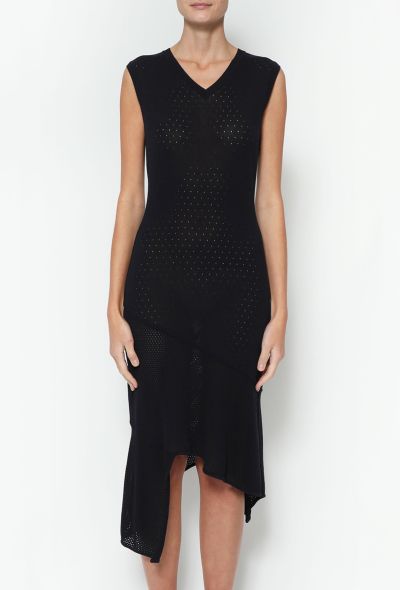                             2001 Perforated Cotton Knit Dress-4
