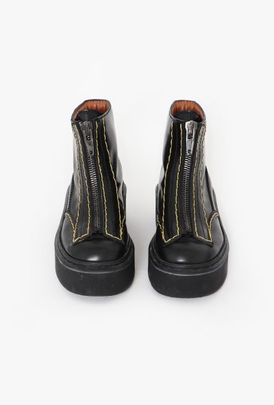 Céline F/W 2014 Leather Platform Boots - 1 Céline F/W 2014 Leather Platform Boots - 1