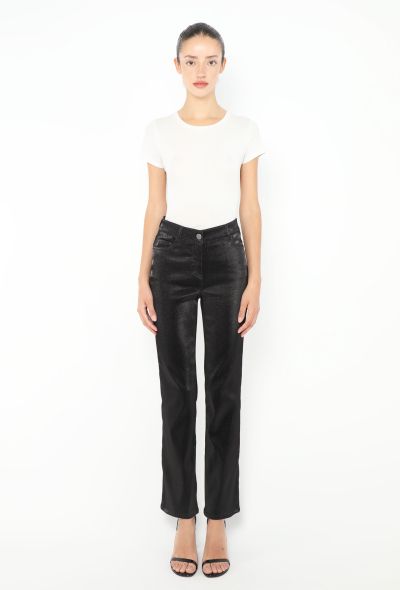 Chanel Iridescent Lamé 'CC' Jeans - 1