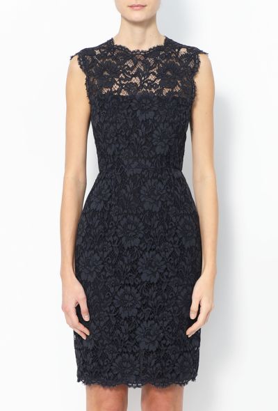 Valentino Floral Guipure Lace Dress - 2
