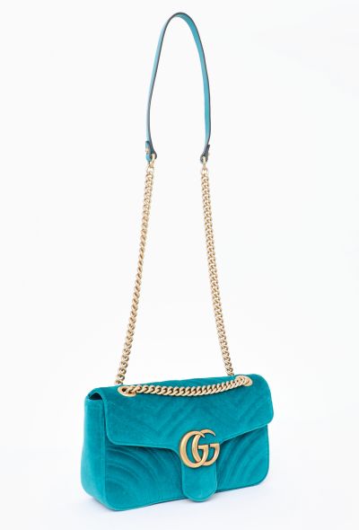 Gucci GG Marmont Velvet Shoulder Bag - 2
