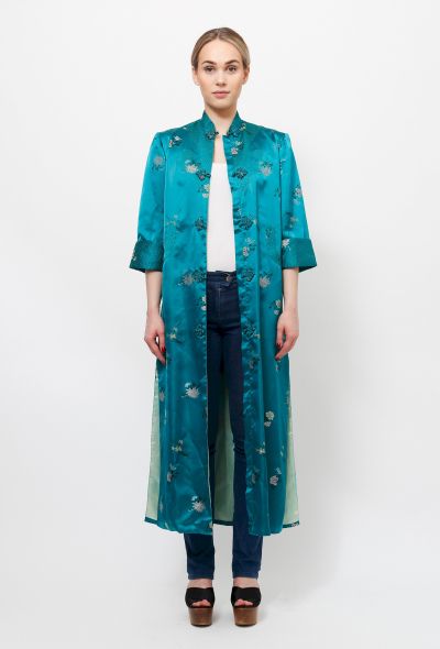                             70s Authentic Chinoiserie Robe - 1