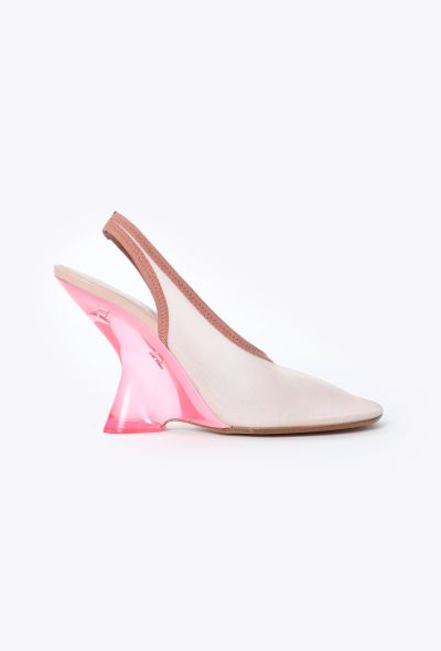 Dries Van Noten S/S 2025 Plexi Slingbacks - 1