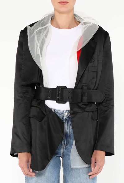 Comme des Garçons S/S 2007 Belted Nylon Sunrise Jacket - 1