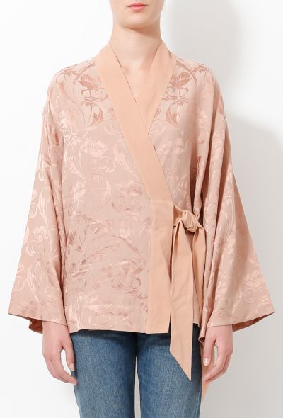                                         La Perla Print Kimono Top-2