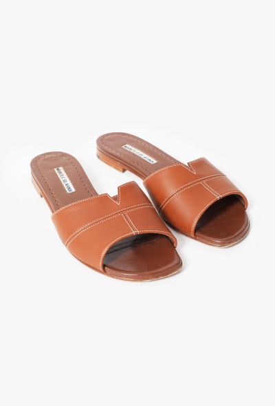                                         'Lasatte' Leather Sandals-1