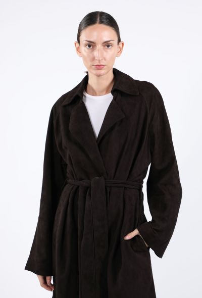 The Row Poseidone Suede Trench Coat, 2023 - 2