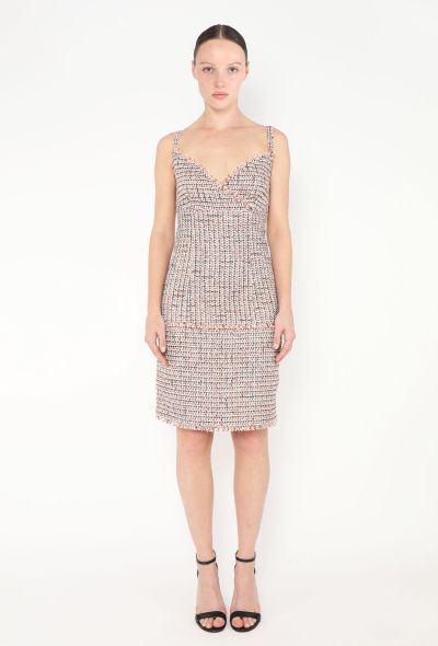 Chanel Frayed Tweed 'CC' Dress - 2 Chanel Frayed Tweed 'CC' Dress - 2