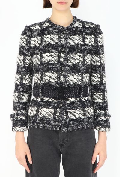 Chanel Belted Tweed 'CC' Cardigan - 2