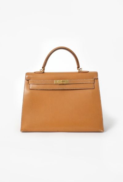 Hermès Vintage Gold Box Kelly Sellier 35 - 1