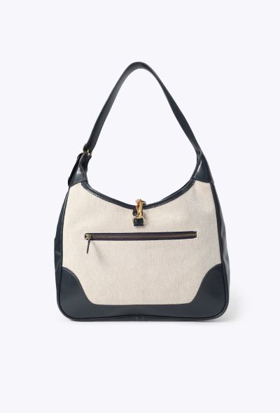 Hermès Vintage Box & Toile H Trim Bag - 1