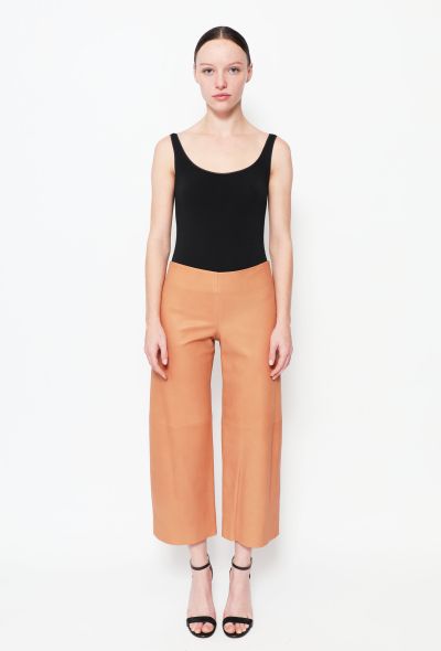 Chloé F/W 2014 Cropped Leather Trousers - 1
