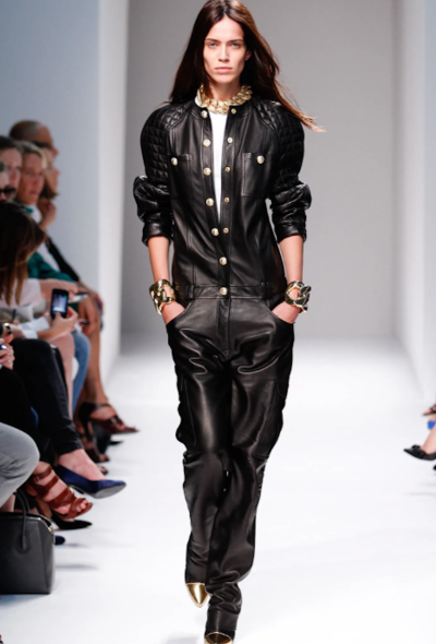                             S/S 2014 Quilted Leather Jumpsuit - 2