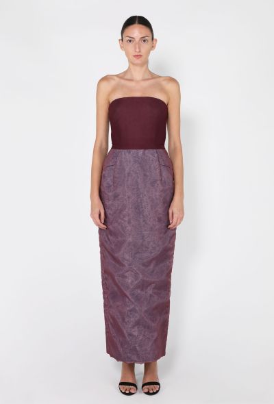 Maison Margiela Strapless Painted Dress, S/S 2016 - 1
