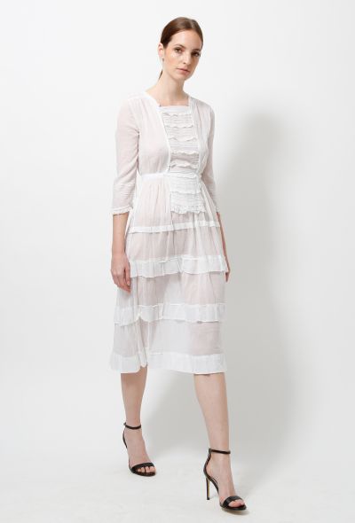                                         Cotton Lace Victorian Dress-2