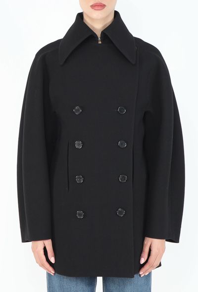 Chloé 2019 Double-Breasted Crêpe Peacoat - 2