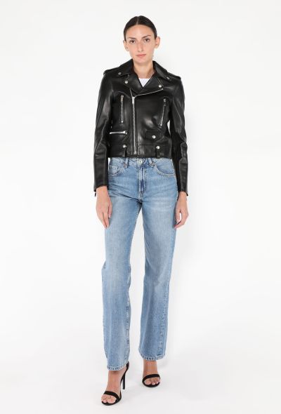 Saint Laurent 2021 Leather Biker Jacket - 2