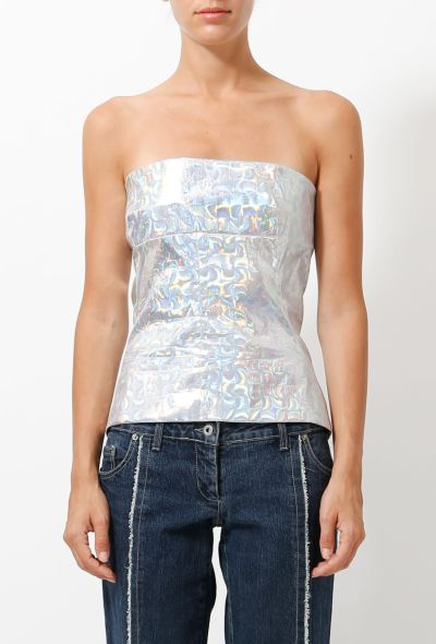                             80s Holographic Bustier - 1