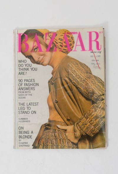                             Harper's Bazaar September 1969 - 1