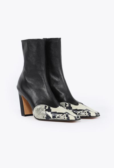 Khaite 2023 Embossed Calfskin Nevada Boots - 2 Khaite 2023 Embossed Calfskin Nevada Boots - 2