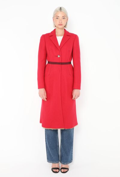 Prada F/W 2000 Cinched Twill Coat - 1