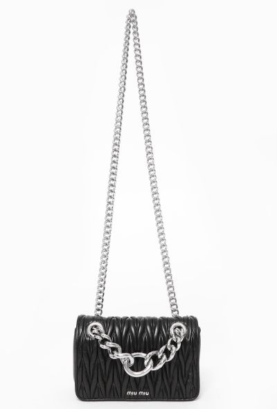 Miu Miu Black Quilted Club Bag - 1 Miu Miu Black Quilted Club Bag - 1