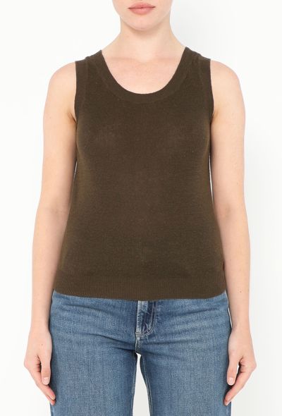 The Row 2021 Cervia Linen Tank Top - 1 The Row 2021 Cervia Linen Tank Top - 1